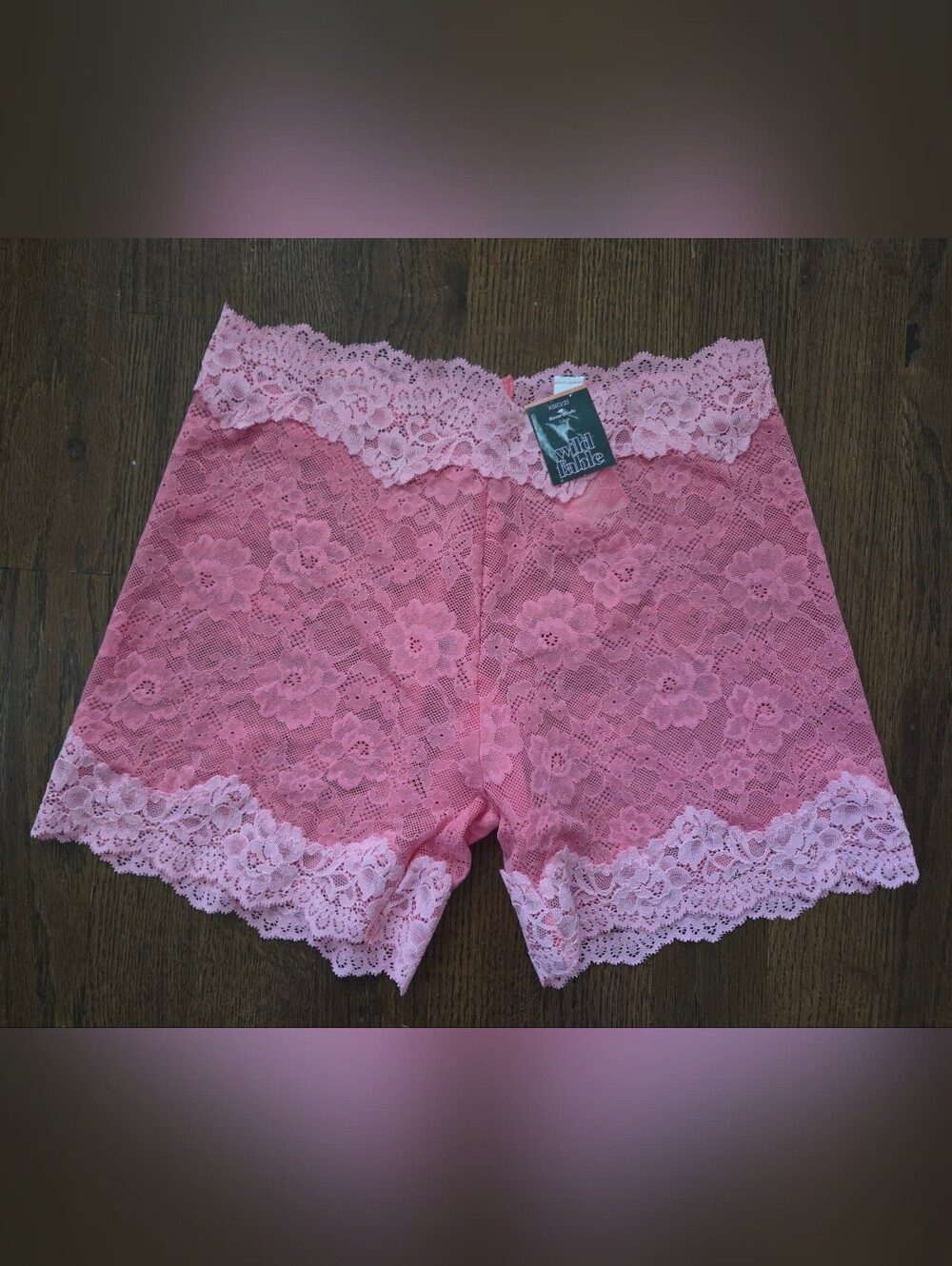 New Wild Fable Womens XS Pink Lace Boy Shorts